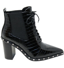 Black Croc Print