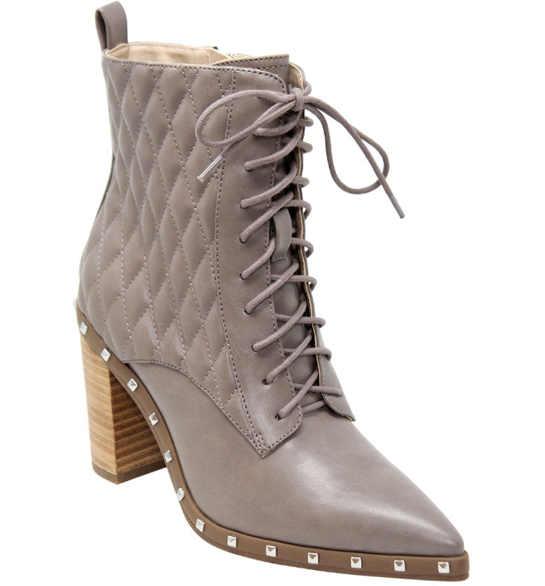 Diplomat Pointed Toe High Heel Block Bootie Charles by Charles David