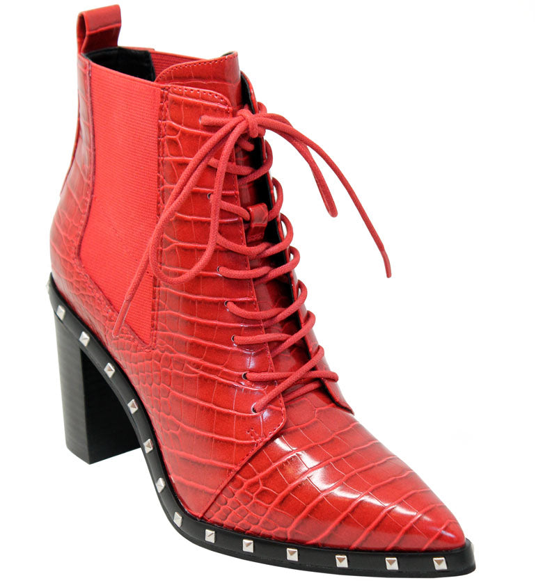 Jetsetter Studded Chunky Heel Bootie Charles by Charles David