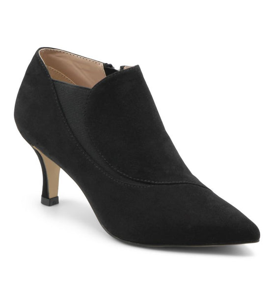 knee length dresses for ladies Charles David Women's Amelia Bootie - Black - Ankle Boots