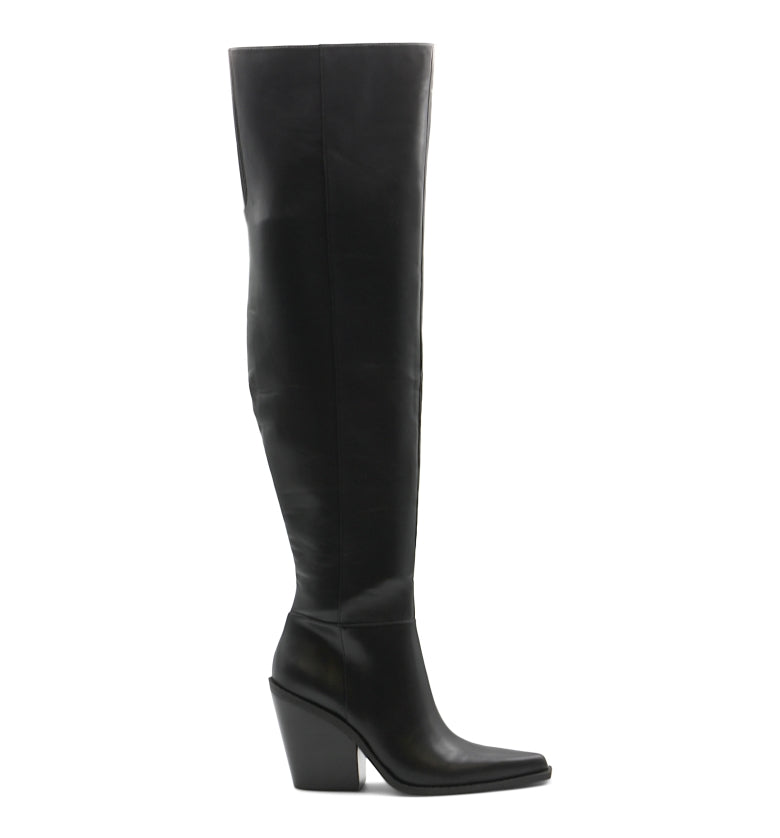 Wrecker Knee High Wedge Heel Boot Charles by Charles David