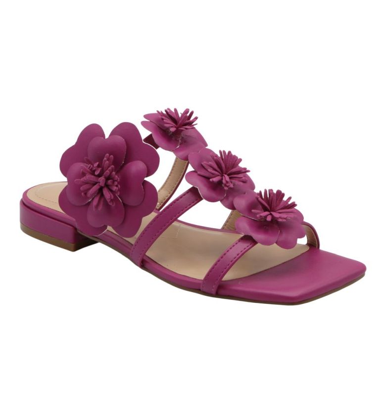 Caralynn Floral Flat Sandal Charles David