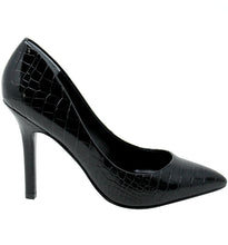 Black Croc Print