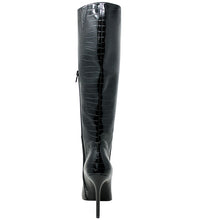 Black Glossy Croc