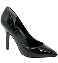 Black Croc Print