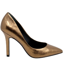Bronze croc print