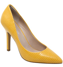Mustard lizard print