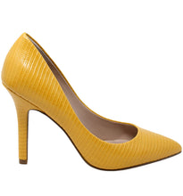 Mustard lizard print