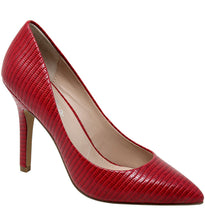 Red lizard print
