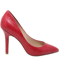 Red lizard print