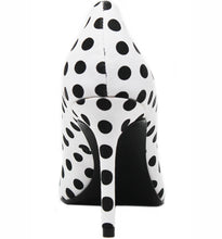 White Black PolkaDot