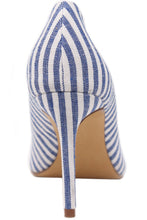 Bright Blue Striped