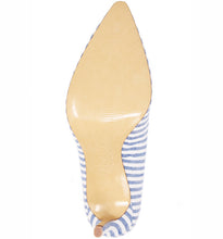 Bright Blue Striped