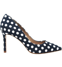 Navy White PolkaDot